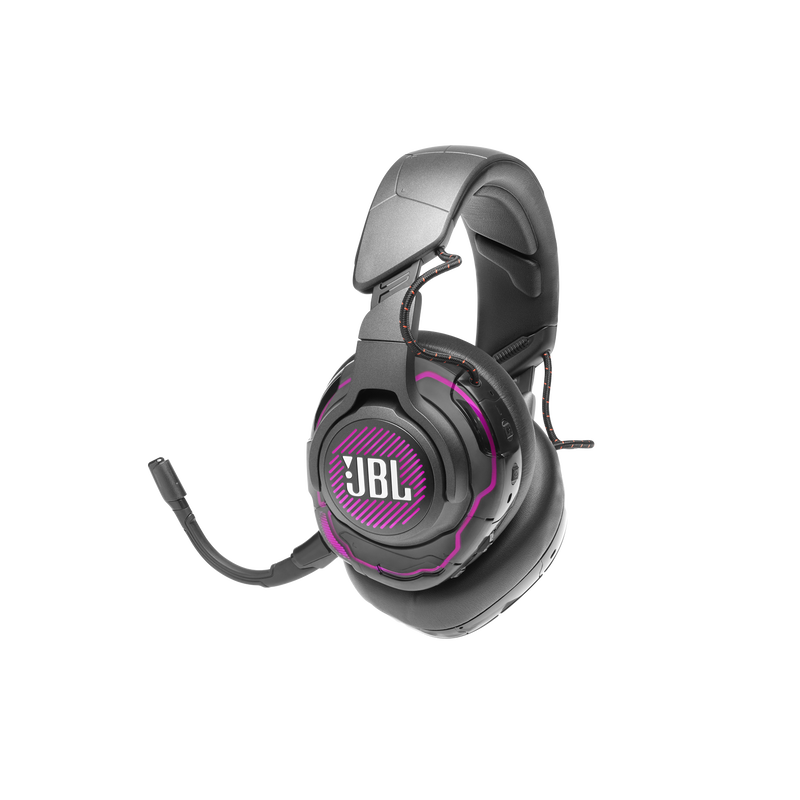 JBL Quantum ONE - Black - USB Wired Over-Ear Professional PC Gaming Headset with Head-Tracking Enhanced QuantumSPHERE 360 - Detailshot 3 image number null